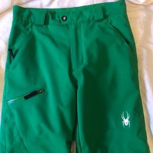 Spyder Ski Snowboard Pants. green. Size 14